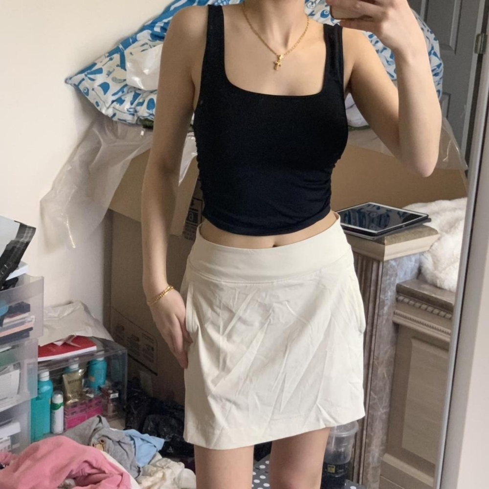 Zara Black Crop Tank Top